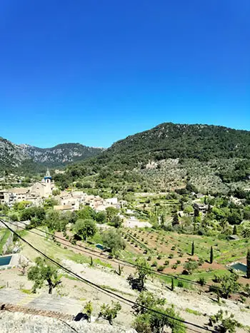 vue depuis le village de Valldemossa