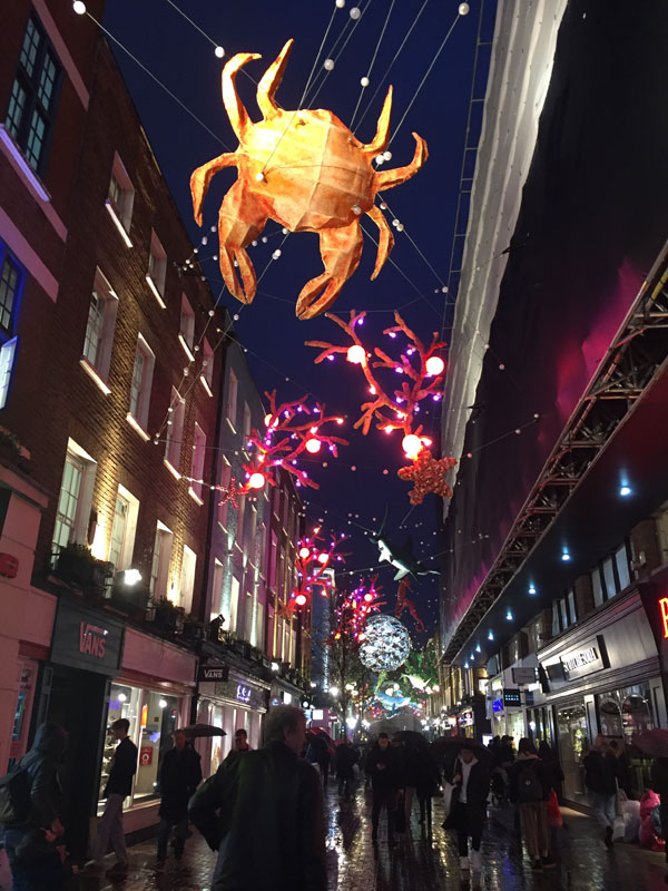 illumination de Noel à Londres