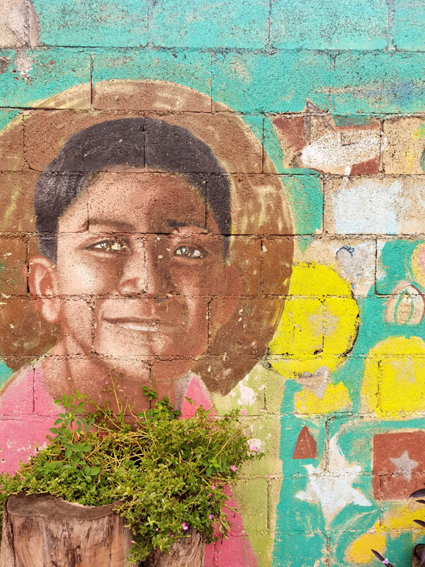 oeuvres d'art dans les rues de Tulum