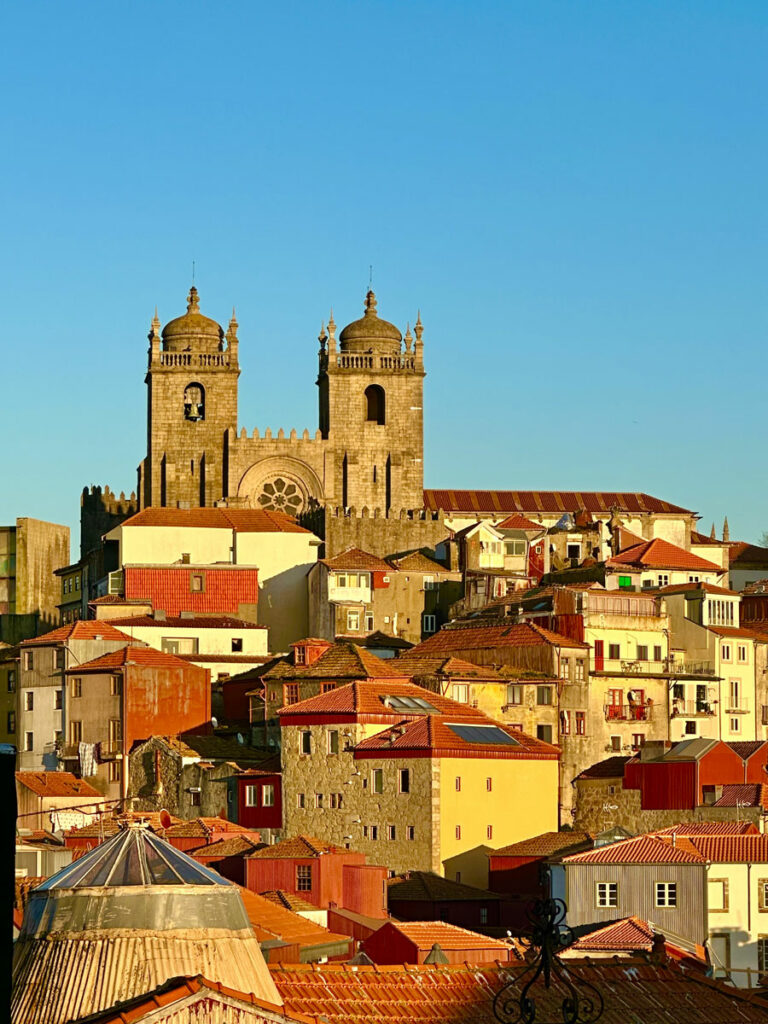 vue sur la cathédrale de Porto