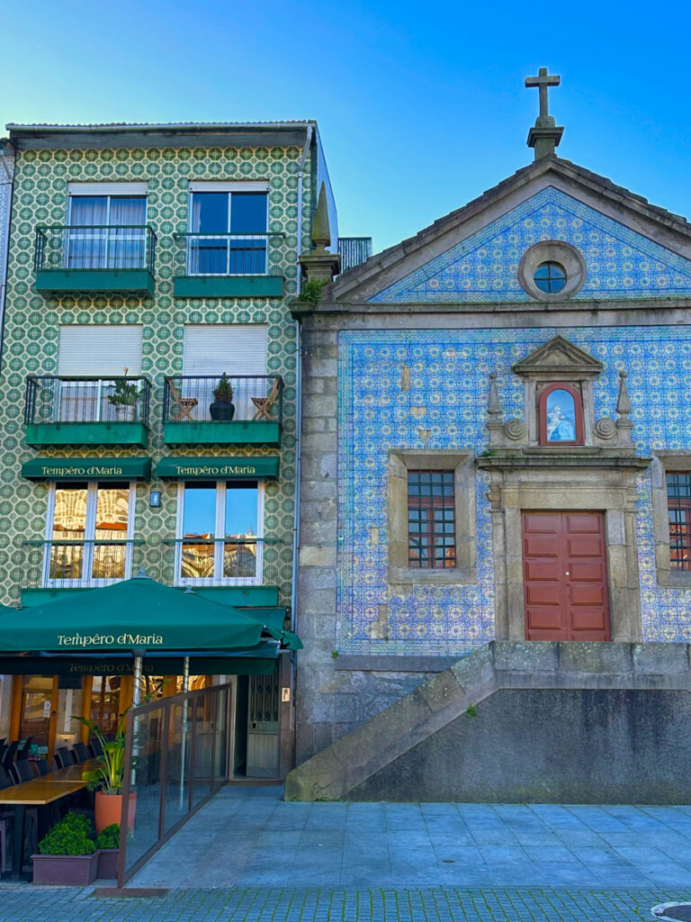 Façades en azulejos Porto
