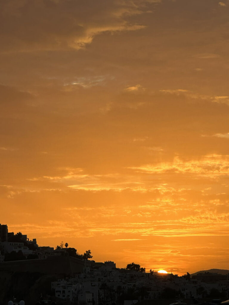 coucher de soleil Ibiza